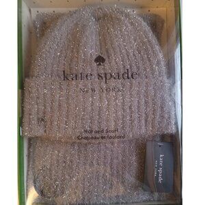 Kate Spade Hat & Scarf Set O/S